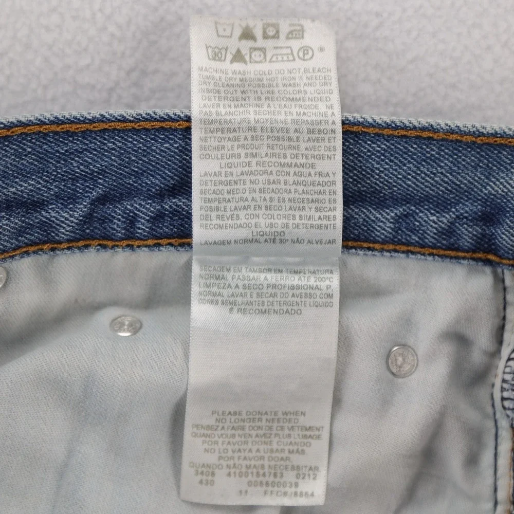 Levis 550 Relaxed Fit Tapered Leg Jeans Mens 40x32 Medium Wash Blue Denim